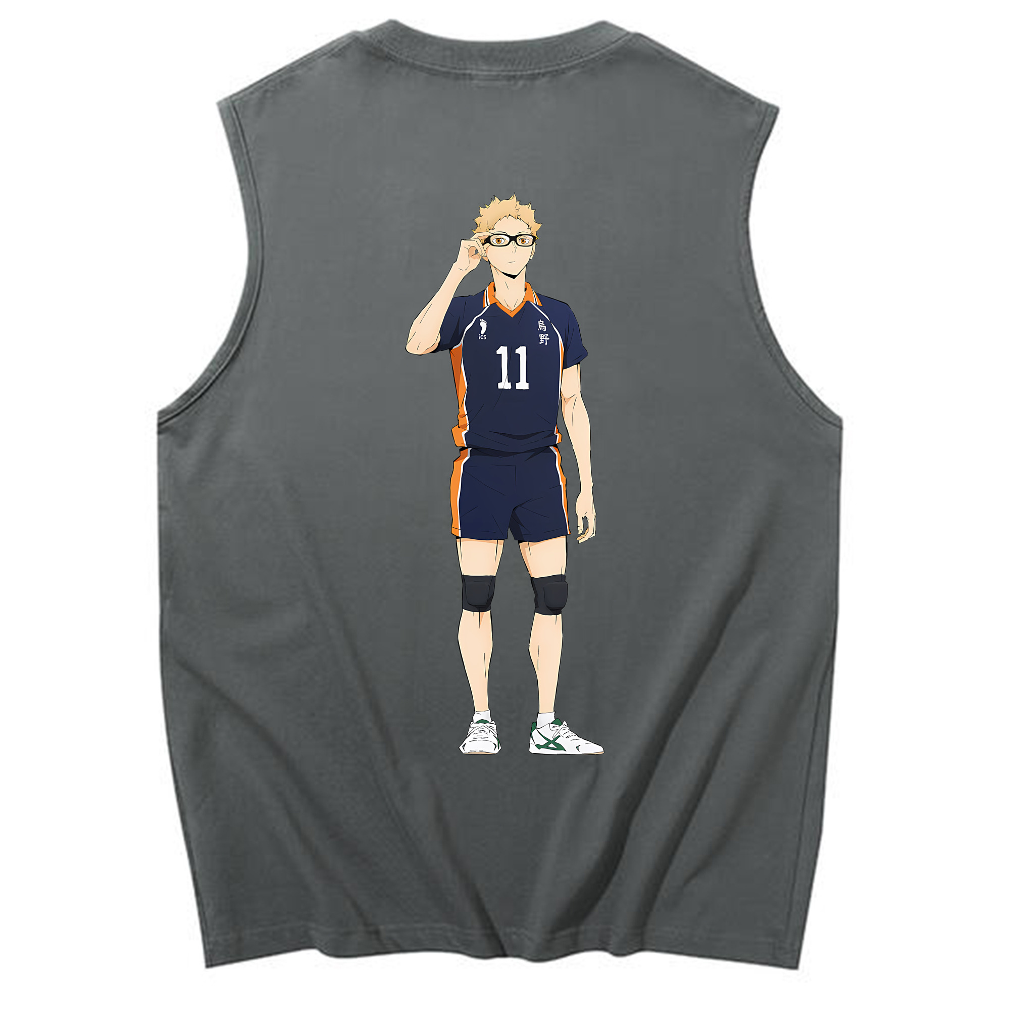 （画像用） ハイキュー!! Haikyu!! コットン100％タンクトップ（背面プリント）